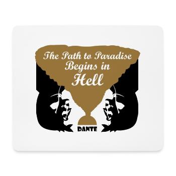 Dante - Mousepad (Querformat) - Weiß - Vorne