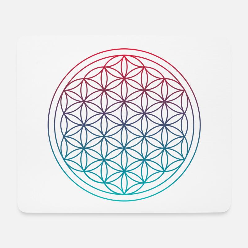 Yoga - Mousepad (Querformat) - Weiß