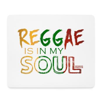 Reggae soul aux couleurs vives - Tapis de souris (format paysage) - blanc - Devant