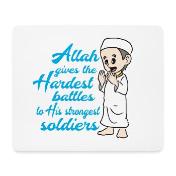 Muslim Islam - Mousepad (Querformat) - Weiß - Vorne