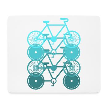 Vélo de course vélo de course cycliste vélo France tour - Tapis de souris (format paysage) - blanc - Devant