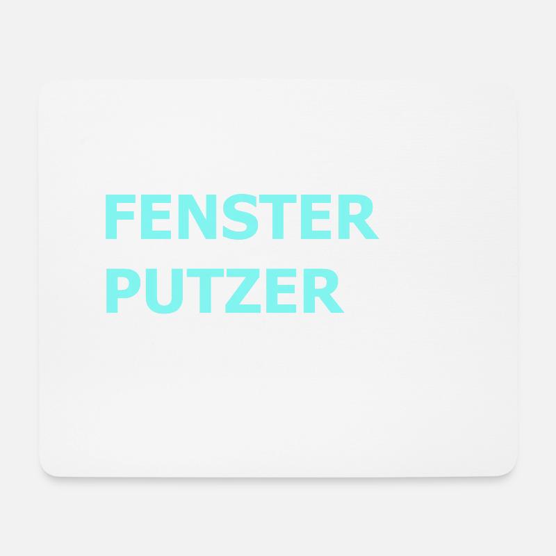 Bester Fensterputzer Reiniger Hausmann Geschenk - Mousepad (Querformat) - Weiß