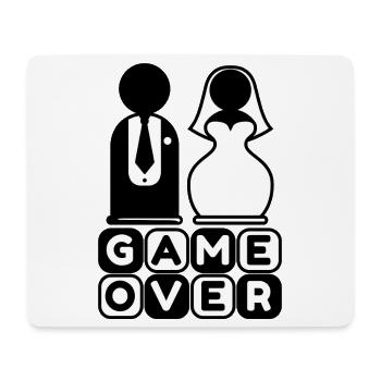 Game Over Heirat Hochzeit Party Braut Bräutigam - Mousepad (Querformat) - Weiß - Vorne