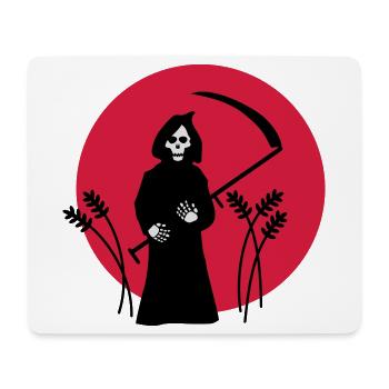 squelette - Tapis de souris (format paysage) - blanc - Devant