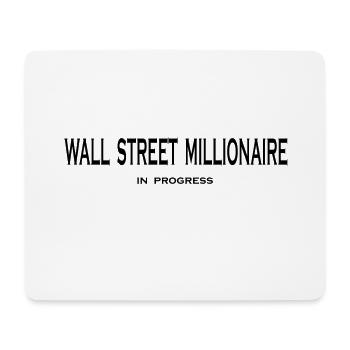 Stock exchange and shareholder - Mouse Pad (horizontal) - white - Front