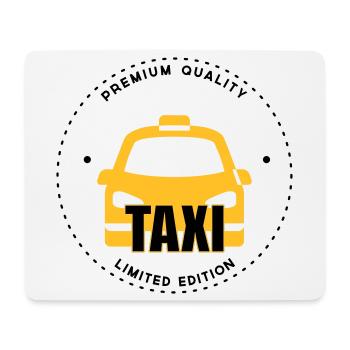 Taxi - Tapis de souris (format paysage) - blanc - Devant
