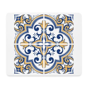 Portuguese tiles 1 - Mouse Pad (horizontal) - white - Front