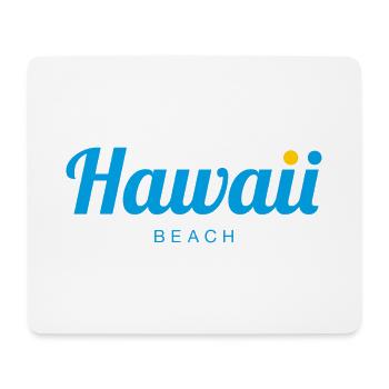 HAWAII Beach - Mousepad (Querformat) - Weiß - Vorne