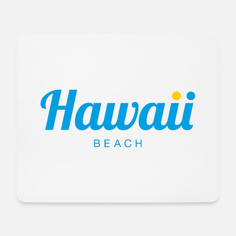 HAWAII Beach - Mousepad (Querformat) - Weiß
