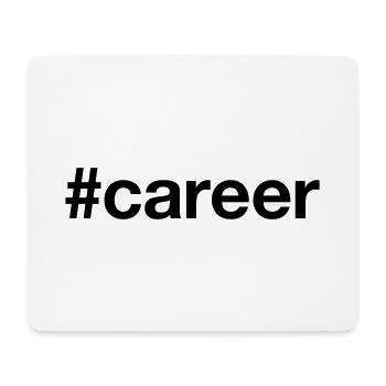 CAREER Hashtag Karriere - Mousepad (Querformat) - Weiß - Vorne