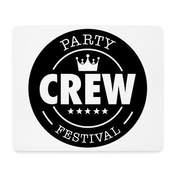 festival crew - Mouse Pad (horizontal) - white - Front