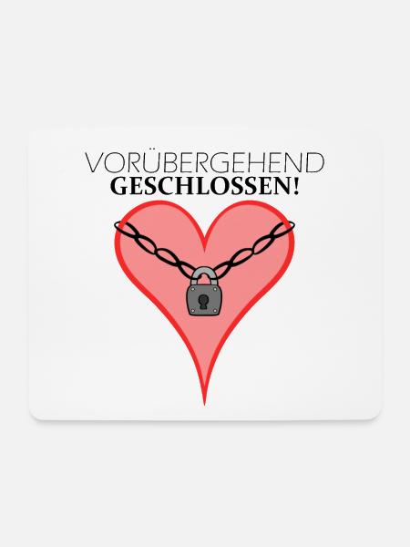 Single getrennt - Mousepad (Querformat) - Weiß