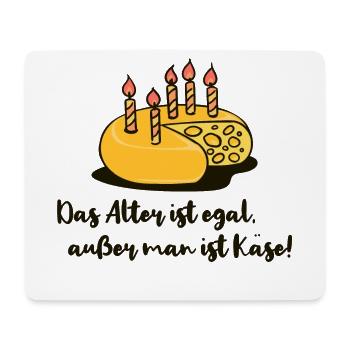 Alt Älter Werden Geburtstagsspruch Lustig Witzig - Mousepad (Querformat) - Weiß - Vorne