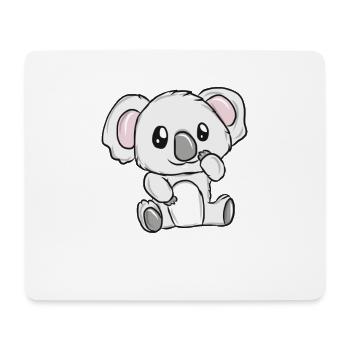 Kleines Koala Kuschelheld - Mousepad (Querformat) - Weiß - Vorne