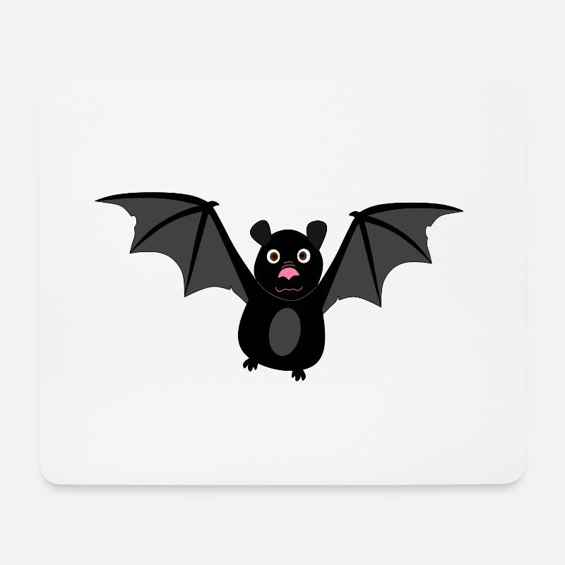 Fledermaus Halloween Vampir Bat - Mousepad (Querformat) - Weiß