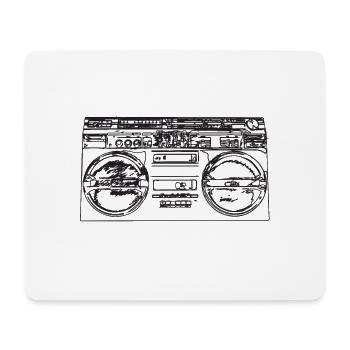 Hip Hop music - Mouse Pad (horizontal) - white - Front