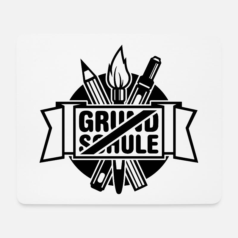 abschluss grundschule - Mousepad (Querformat) - Weiß