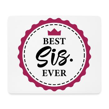 Schwester - Mousepad (Querformat) - Weiß - Vorne