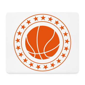 Basketball - Basket Ball - Game - Sport - Player - Mousepad (Querformat) - Weiß - Vorne