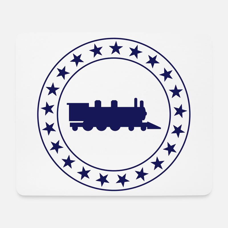 Eisenbahner / Eisenbahnen / Eisenbahn / Bahn - Mousepad (Querformat) - Weiß