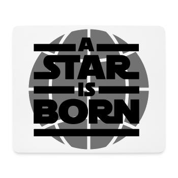 a star is born - Mousepad (Querformat) - Weiß - Vorne