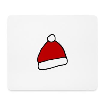 Cadeau bonnet - Tapis de souris (format paysage) - blanc - Devant