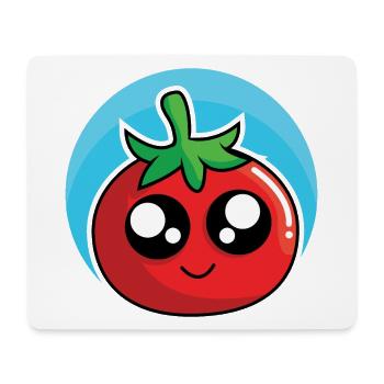 Funny tomato design - Mouse Pad (horizontal) - white - Front