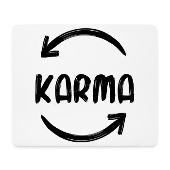 Karma renaissance bouddhisme spiritualité dire - Tapis de souris (format paysage) - blanc - Devant