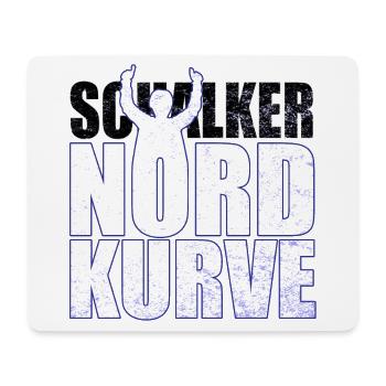 Schalker Nordkurve Schriftzug Geschenkidee - Mousepad (Querformat) - Weiß - Vorne