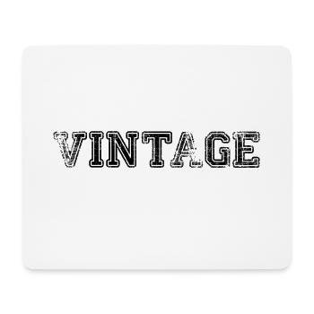 VINTAGE Rétro - Tapis de souris (format paysage) - blanc - Devant