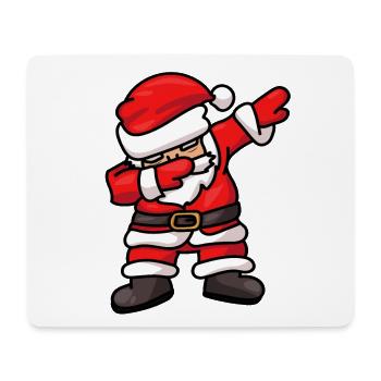 Dabbing Santa Santa Claus Dab Dance - Tapis de souris (format paysage) - blanc - Devant
