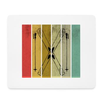 ski - Mouse Pad (horizontal) - white - Front
