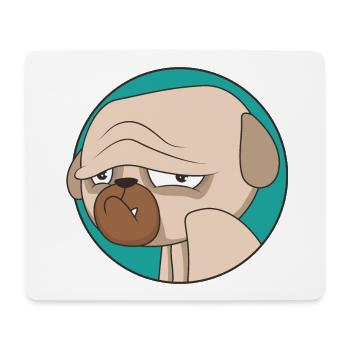 Mops Leben | Hund | Vermissen | Haustier | Hunde - Mousepad (Querformat) - Weiß - Vorne