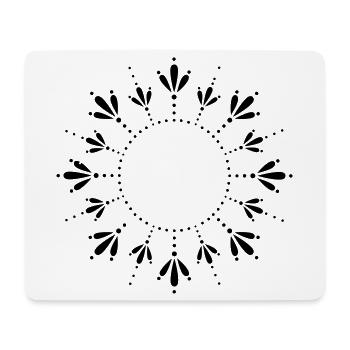Sonne Sommer Sonnenblume - Mousepad (Querformat) - Weiß - Vorne