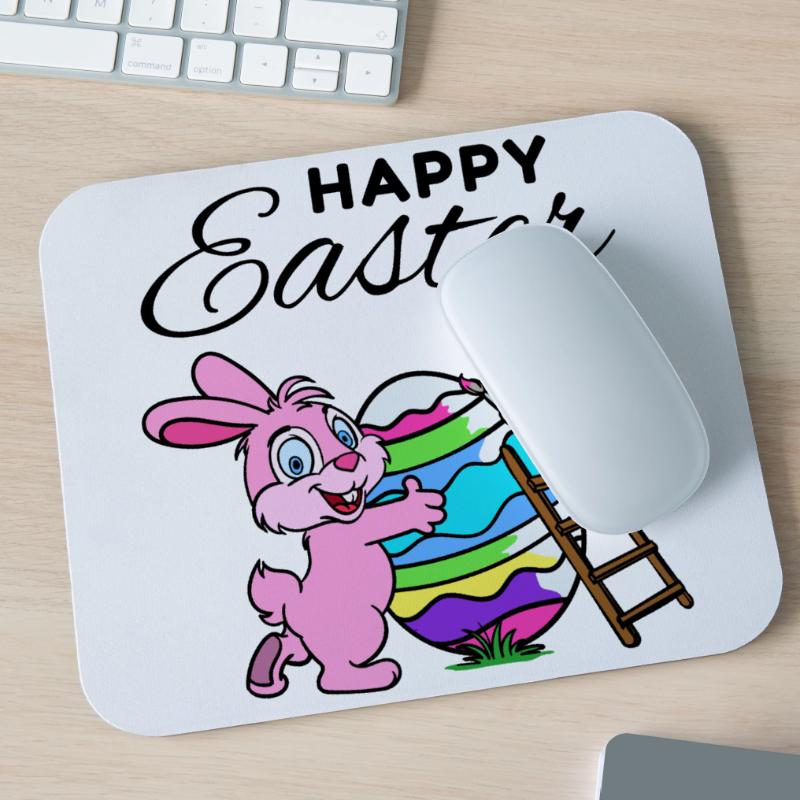 Happy Easter Easter Bunny Easter Chick Sweet Mouse Pad (horizontal)