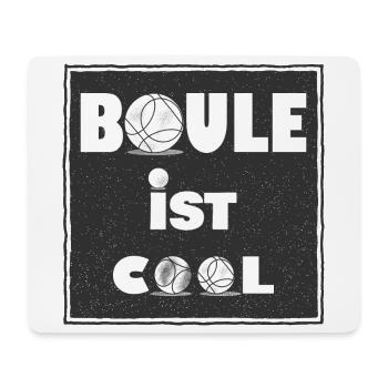 Boule ist cool Spiel Petanque Boules Sport Turnier - Mousepad (Querformat) - Weiß - Vorne