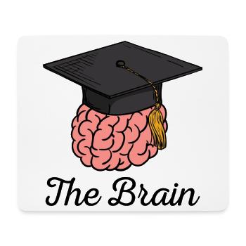 Graduated from school, graduated from high school, master funny - Mouse Pad (horizontal) - white - Front
