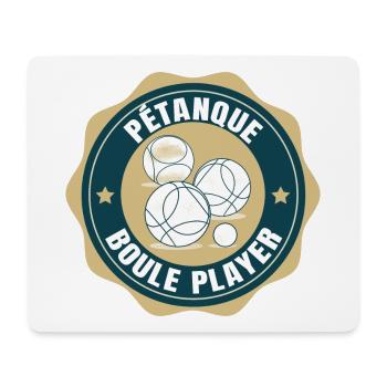 Pétanque Boule Player Boule ball Boule player - Mouse Pad (horizontal) - white - Front