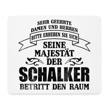 Schalker Majestät - Mousepad (Querformat) - Weiß - Vorne