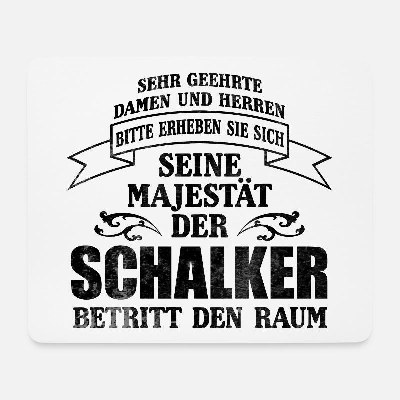 Schalker Majestät - Mousepad (Querformat) - Weiß
