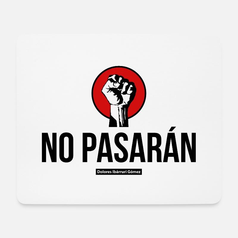 KEIN PASARAN - Mousepad (Querformat) - Weiß