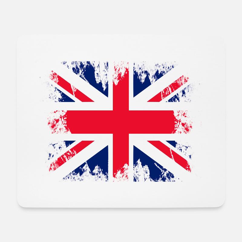 England England - Mousepad (Querformat) - Weiß