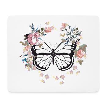 Schmetterling - Mousepad (Querformat) - Weiß - Vorne