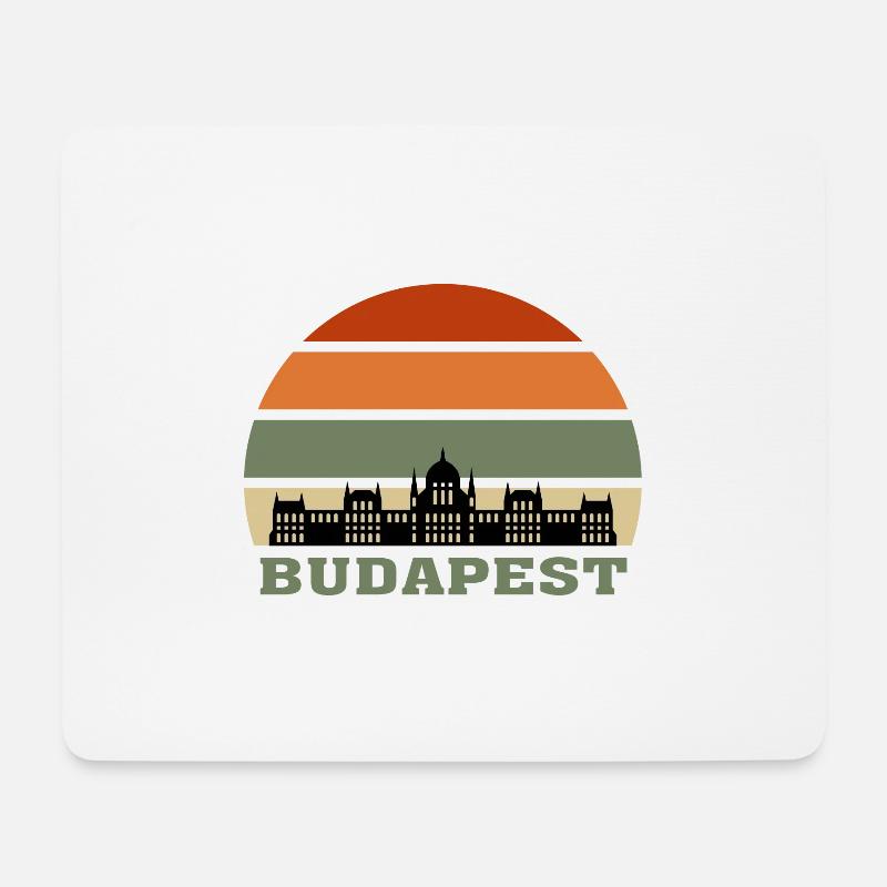 Budapest City Skyline Hungary Landmark - Mouse Pad (horizontal) - white