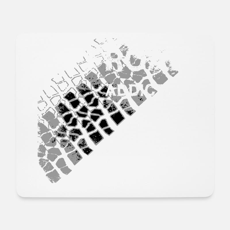 Defender Land-Rover OFF Road White - Mousepad (Querformat) - Weiß