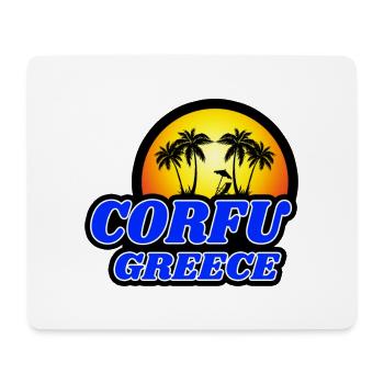 Korfu Griechenland Design / Geschenkidee - Mousepad (Querformat) - Weiß - Vorne
