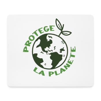 Ökologisches Erwachen - Lasst uns den Planeten Erde schützen - Mousepad (Querformat) - Weiß - Vorne