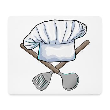 Cuisine de Chef’s Hat - Tapis de souris (format paysage) - blanc - Devant