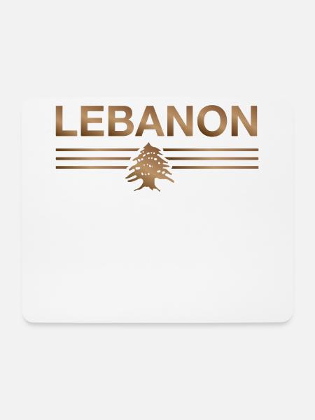 Libanon Beirut Libanese Libanesin Libanesisch LBN - Mousepad (Querformat) - Weiß