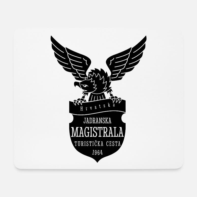 Magistrala - Tapis de souris (format paysage) - blanc